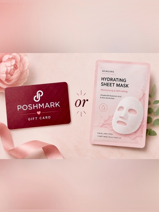 Other - $25 Poshmark Gift Card or Random Face Mask- YOU CHOOSE- MUST BE PRESENT
